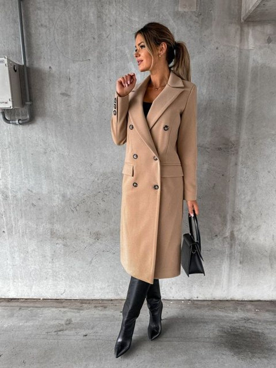 Emeline | Manteau long croisé