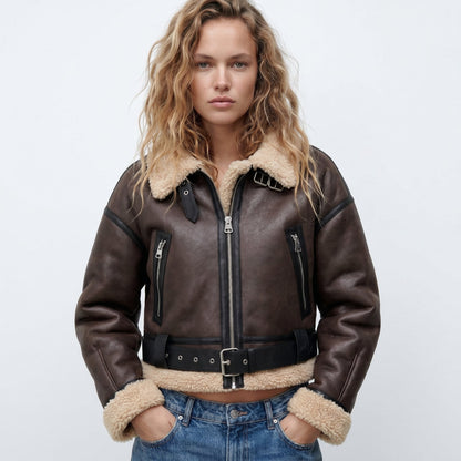 Verena | Blouson aviateur court