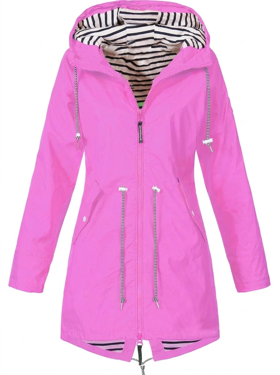 Margaret | Manteau de pluie à capuche et cordon de serrage
