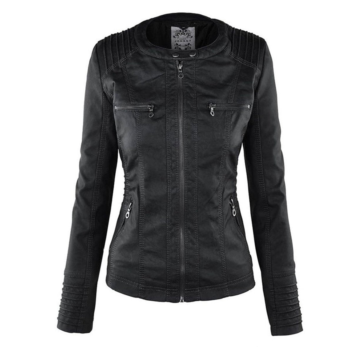 Lucinda | Veste motard à capuche amovible