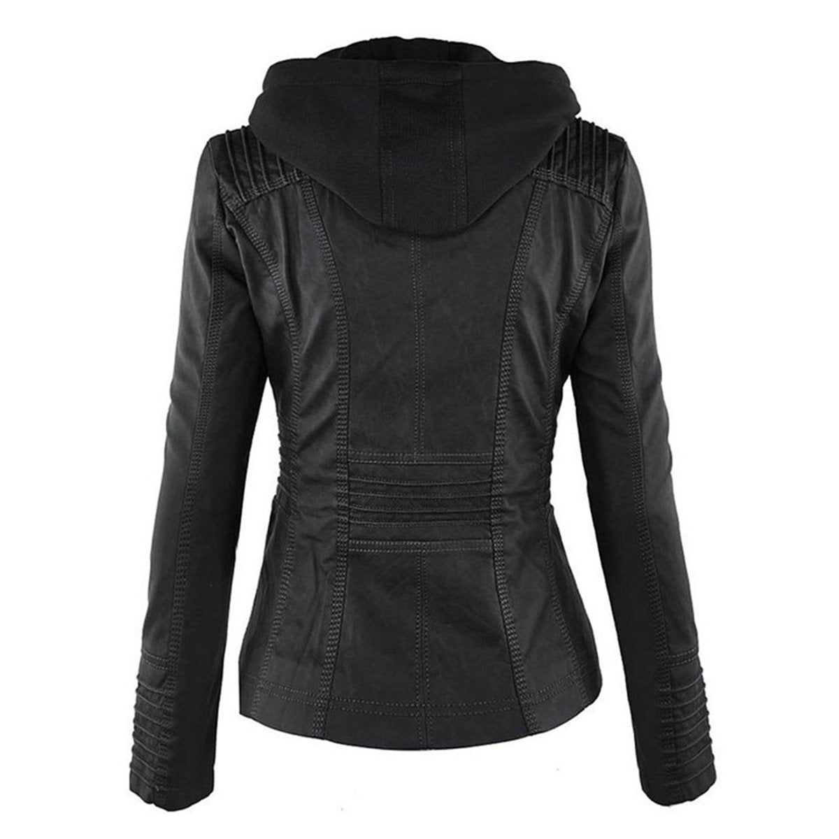 Lucinda | Veste motard à capuche amovible