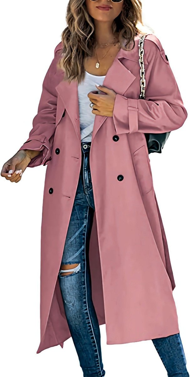 Juliet | Trench long croisé à ceinture