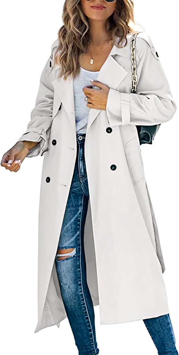 Juliet | Trench long croisé à ceinture