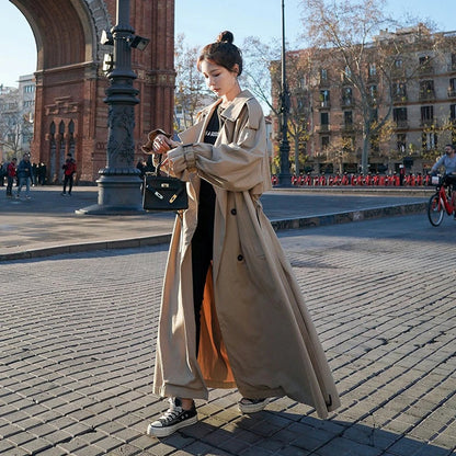 Lena | Trench long croisé oversize
