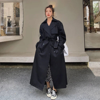 Lena | Trench long croisé oversize