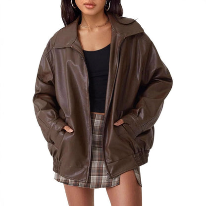 Nicola | Blouson bomber zippé décontracté