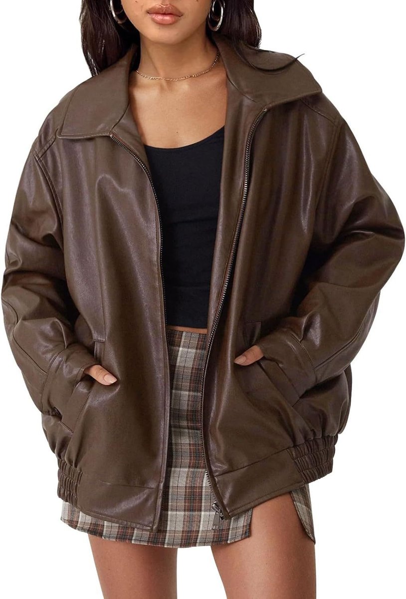 Nicola | Blouson bomber zippé décontracté