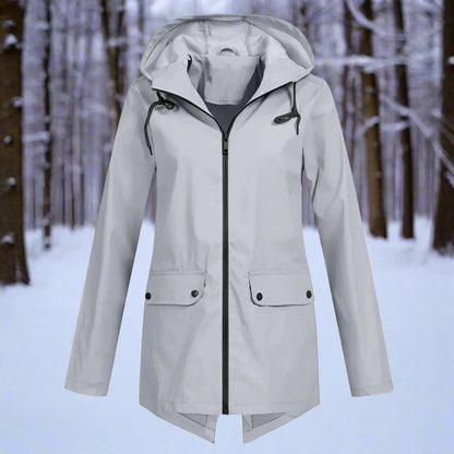 Lorraine | Imperméable long à capuche