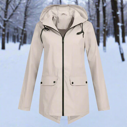 Lorraine | Imperméable long à capuche