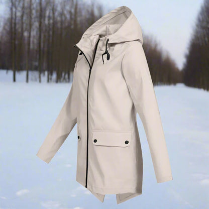 Lorraine | Imperméable long à capuche