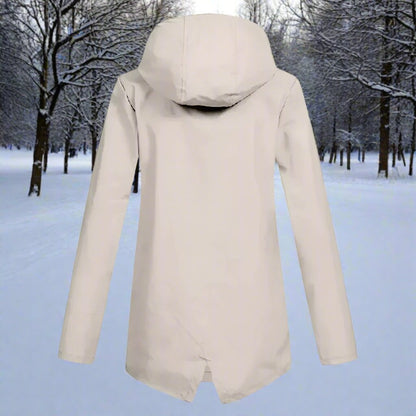 Lorraine | Imperméable long à capuche