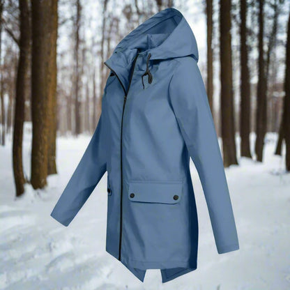 Lorraine | Imperméable long à capuche